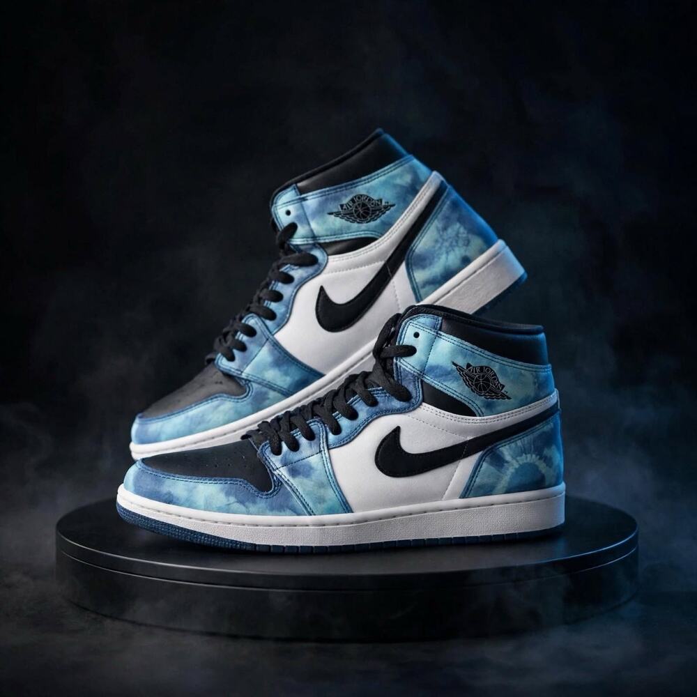 Size 10.5W / 9 Mens - Nike Air Jordan 1 High OG Tie Dye CD0461-100